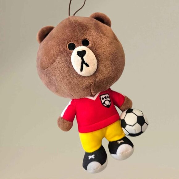2018 McDonald LINE Friends SOCCER LEAGUE 6" Plush Set - Picture 6 of 8